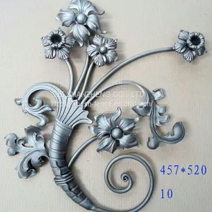 Wrought Iron Ornaments/ Wrought Iron Elements/ Wrought Iron Component thumbnail-5