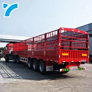 Fence Trailer / Semi Trailer/side Wall Trailer/flat Bed Trailer thumbnail-2