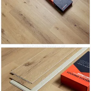 SPC Floor Vinyl Flooring Sheet Tiles Slotted Click Lock 4.0mm Thickness 0.3mm Wear Layer thumbnail-1