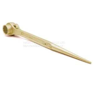 WEDO Non Sparking Aluminum Bronze Doudle Side Ratchet Wrench thumbnail-3
