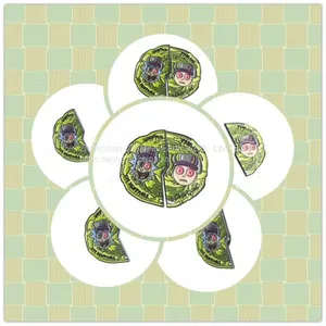 Metal Idol Badge Custom Star Surrounding Cartoon Brooch Custom Concert Bus Paint Badge thumbnail-1