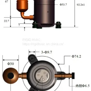 Creative Miniature Chiller Refrigeration Cycle for Portable Liquid Cycling Refrigeration Devices in China thumbnail-2