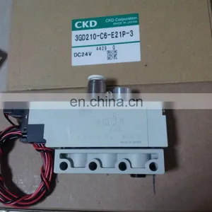 Japan Air Solenoid Valves CKD Solenoid Valve CKD 3GD210-C6-E21P-3 thumbnail-1