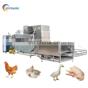 Multi-function Automatic Poultry Chicken Defeathering Scalding And Plucking Machine Slaughtering Process Machine thumbnail-2