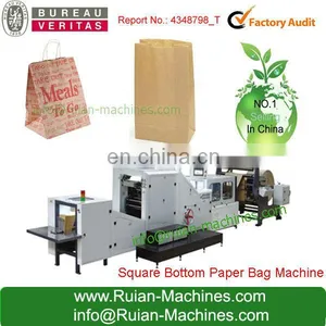 Leading Manufacturer Square Bottom Paper Bag Machine Price thumbnail-3