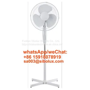16 Inch Electric Plastic Standing Fan/ Stand Fan With Cross Base and Remote Control thumbnail-4