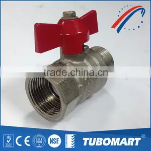 Factory Provide Directly High Temperature Brass DN20 Ball Valve With Steel Handle thumbnail-2