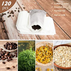 Not Dirty Cold Brewed Coffee Filter, Cold Brew One-time Cold Brewed Coffee Filter Bag - 120 Package, With Rope, Mesh Bag Cold Brew, Apply Ice Coffee Machine thumbnail-3
