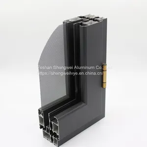 China Factory Aluminum Frame Double Glass Windows Thermal Break Aluminum Windows thumbnail-1