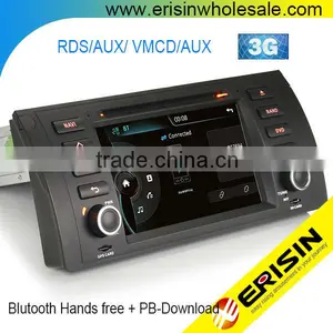 Erisin ES7153B 7" 1 Din Touch Screen Car Audio Player for E39 E53 M5 thumbnail-1