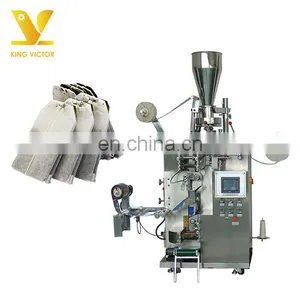 KV Pyramid Triangle Bag Aloe Tea Packaging Machine for Single/double Bag Tea Pouch thumbnail-1