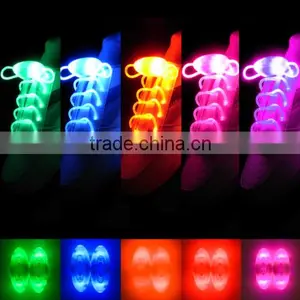 LED Flashing Shoe Laces Fiber Optic Shoelace Luminous Shoe Laces Light Up thumbnail-1