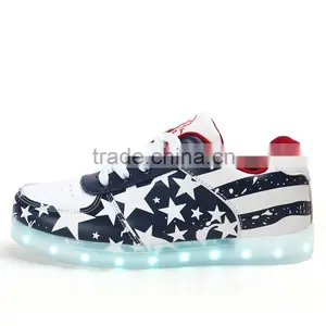 2016 Hot Selling Light USB Rechargeable Shoes Led Women thumbnail-1