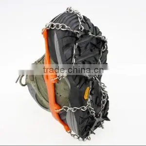 Anti Slip 8-Teeth POINT Ice Snow Shoes Spike Grip Boots Chain Crampons Grippers thumbnail-5