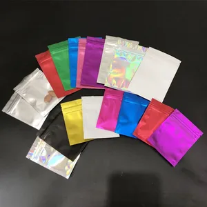 Custom Printed Food Mini Colored Zip Lock Aluminium Moisture Barrier Bag thumbnail-1