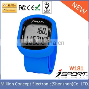 Colorful Fitness Silicone Pedometer Watch thumbnail-2