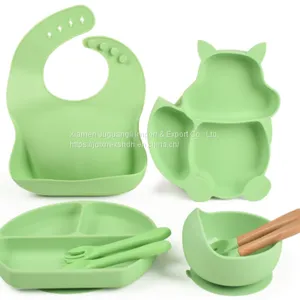OEM Custom Waterproof Soft Silicone Baby Feeding Silicone Kit thumbnail-1