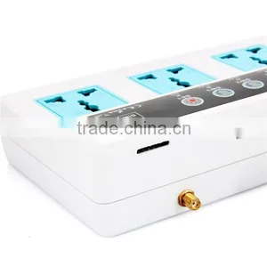 Energy Saving 3 Sockets Wireless Remote Control Gsm Controlled Power Socket by Rings &short Messages for Home Appliance thumbnail-3