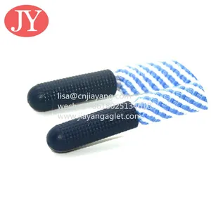 Rubber Coating Plastic Aglet Round Polyester Rope With Aglet Cord Ends thumbnail-3