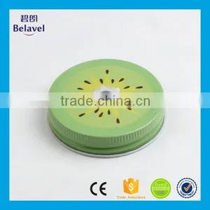 Promotional Fruit Pattern Screw Lid for Canning Jar Custom Printing Metal Cap thumbnail-3