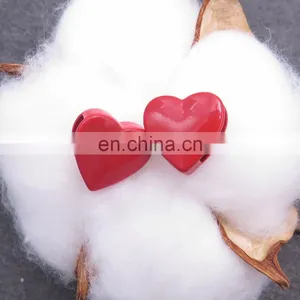 2021 New Arrival Heart Shape Enamel Pure Color Pendant For Women Necklace Bracelet Earrings DIY Jewellery thumbnail-3