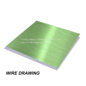 Customized Brand New China Supplier Hairline Finish Stainless Steel Plate for Metro Qatar thumbnail-1