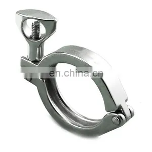 SS304 Sanitary Stainless Steel Pipe Fittings Hose 1.5 Inch 3 Way Tri Clamp thumbnail-3