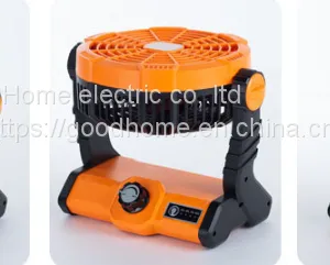 Cross Border Camping Fan Light Tent Wall Hanging Electric Fan Portable USB Charging Small Fan Outdoor Camping Fan thumbnail-2