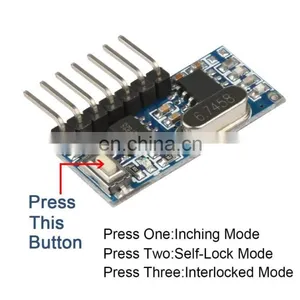 12 Button rf Remote Control Learning Code Ev1527 Long Range 1000meter thumbnail-4