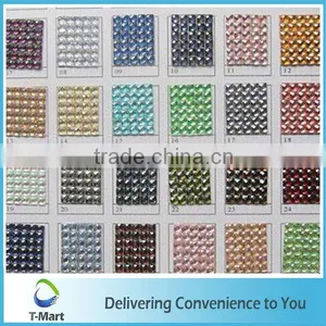 Fashion Silver Back Adhesive Rhinestone Sticker Sheet for Mobile thumbnail-1