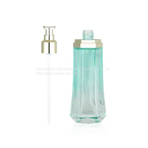 50g Hexagonal Cream Bottle 40ml Full Cover Liquid Foundation Glass Bottle 120ml Hexagonal Press Lotion Bottle thumbnail-4