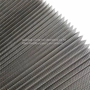 Europe Pleated Mesh/Pleated Window Screen/Polyester Plisse Screen thumbnail-1