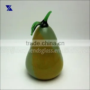 Hand Made Art Glass Pear Shape Fragrance Essential Oil Bottle thumbnail-1