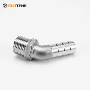 [RUOTENG] Sanitary Stainless Steel Pipe Light Single 2PC Pin Clamp 1/2