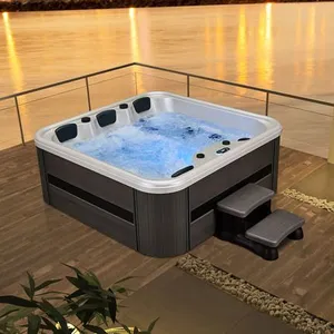 Surfing Massage Home Small Family Bathtub Standalone Outdoor Extra Large Bath Tub Smart Constant Temperature Heating Hot Spring Bath Pool thumbnail-1