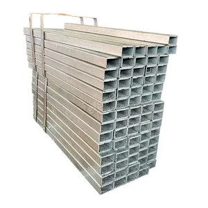 Q235B Galvanized Square Pipe Hollow Steel Pipe for Construction thumbnail-1