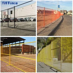 Canada Temporary Fence Stock Fence Galvanized 50*100mm Construction Canada Temporary Fence Wholesales Price thumbnail-6