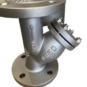 DIN ANSI Y-Type Strainer Cast Steel 304 Flange High-Pressure Pipeline Filter Screen Industrial Stainer Valve Check Valve thumbnail-2