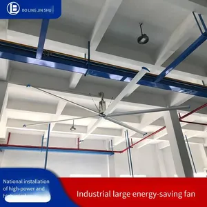 Large Industrial Fans in Jiangsu, 7 - Meter Permanent - Magnet Large Ceiling Fans for Workshop Cooling, High - Power and Energy - Saving Large Electric Fans thumbnail-3