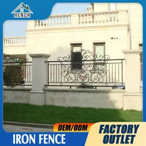 Wrought Iron Railing Iron Fence Panel For Sale thumbnail-5
