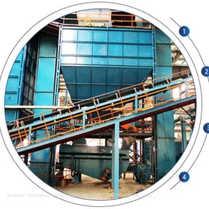 High Quality Automatic Sand Treatment Reclamation Foundry Equipment for Casting Green Sand Resin Sand Sodium Silica Sand Preparation Production Line thumbnail-1