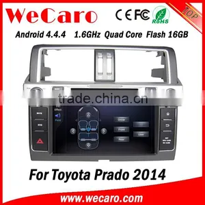 Wecaro 9" Android 4.4.4 Touch Screen Car Mulitimedia for Toyota Prado 2014 Dvd Player With WIFI 3G Bluetooth Gps Navigation thumbnail-2