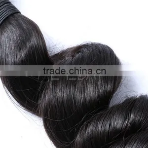 Thick Virgin Brazilian Hair 3 Bundles Good Soft Indian Virgin Hair Thick Bundles Hair Weaving Supplier's Choice thumbnail-4