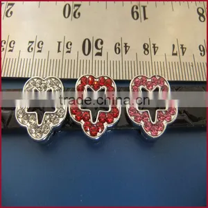 Zinc Alloy Rhinestone Plum Flower 10mm Slide Charms With Full Diamonds thumbnail-6
