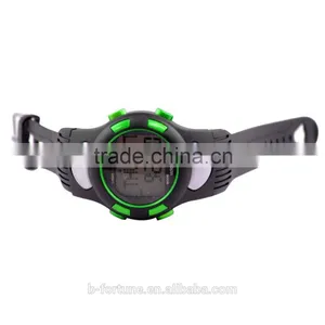 Green Color LP1365 Plastic ABS Case Digital Movt Stainless Steel Case Back Pedometer Smart Watch With Heart Rate Monitor thumbnail-5