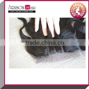 Virgin Hair Silk Base Free Part Closure Silk Base Closure With Baby Hair thumbnail-1