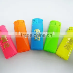 Chic Small Size Wind-resistant Torch Flame Cigarett Lighter Electr Custom Logo Lighter thumbnail-2