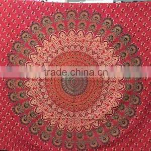 Special Handmade Mandala Cotton Elephant Tapestry Tiedye Picnic Blanket Wholesale thumbnail-3