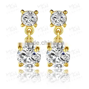 Fine Jewelry Hanging Women's Wedding Shining Earrings thumbnail-2