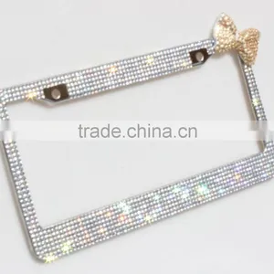 Bling Crystal License Plate Frames thumbnail-1